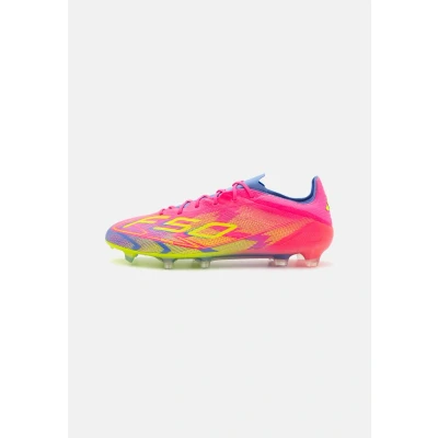 Afbeelding van adidas Performance F50 Elite FIRM Ground Voetbalschoenen met kunststof noppen, Heren, Maat: 39 1/3, Lucid pink/lucid lemon/blue fusion