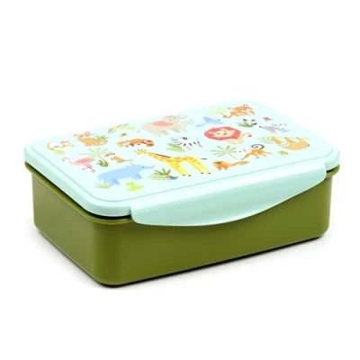 Afbeelding van Puckator Lunchbox met clipsluiting dieren Zooniverse