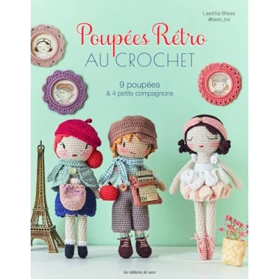 Afbeelding van poupées rétro au crochet: 9 &amp; 4 petits compagnons