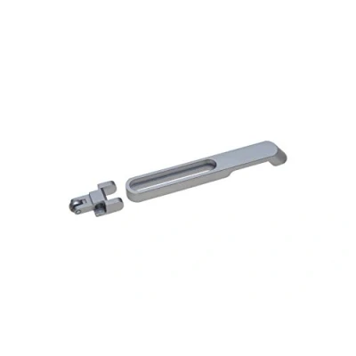 Afbeelding van ASSA ABLOY DCG120 Haakarm voor montage aan niet scharnierzijde van DCG461..DCG464 kleur zilver EV1. 10027511