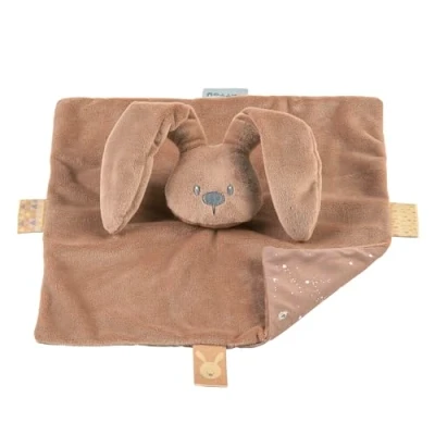 Afbeelding van Nattou Lapidou Snuffeldoek, haas, mokka