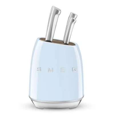 Afbeelding van SMEG KBSF02PB Messenblok Incl. 6 messen Pastelblauw