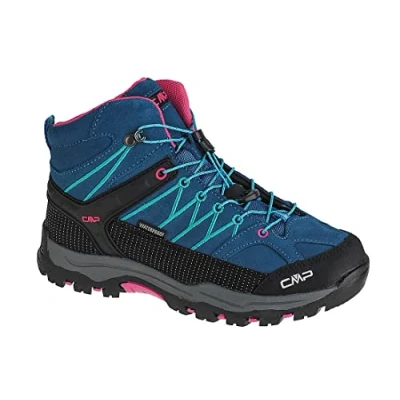 Afbeelding van CMP Rigel MID Trekking WP Unisex Bergschoenen Deep lakebaltic voor kinderen, Maat: 29, lake baltic Leer/ synthetisch