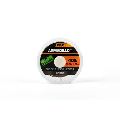 Afbeelding van Fox Edges Armadillo Shock &amp; Snag Leader 20m Maat : 45lb Dark Camo