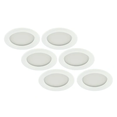 Afbeelding van LED Inbouwspot 5W, Wit, Rond, Waterdicht IP65, 6 Pack