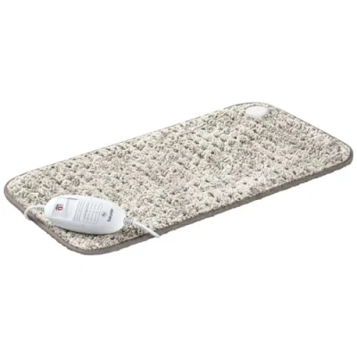 Afbeelding van Beurer HK 123 Nordic Elektrisch Warmtekussen XXL Heating pad 60 x 30 cm 3 Warmtestanden Max 65C Snelle opwarming Automatische uitschakeling Ultrazachte fleece Machinewasbaar Jaar garantie Taupe