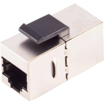 Afbeelding van STP CAT6a 10 Gigabit Keystone module RJ45 compact / metaal