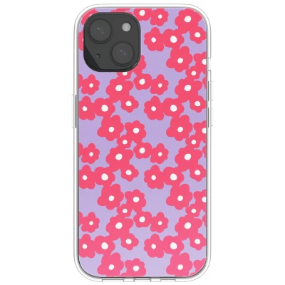 Afbeelding van imoshion hoesje Geschikt voor iPhone 15 Design Dusty Rose Blossoms