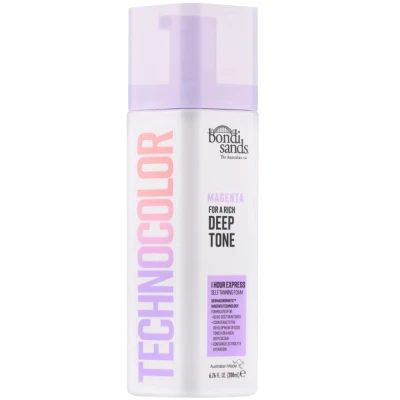 Afbeelding van Bondi Sands Technocolor 1 HOUR Express SELF Tanning FOAM Magenta 200ML Zelfbruiner, Maat: 200 ml,