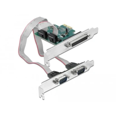 Afbeelding van Delock PCI Express kaart naar 2 x seriële RS 232 + 1 parallelle IEE