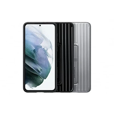 Afbeelding van Samsung Galaxy S21 Plus Hoesje Kunststof Hardcase/Backcover Zwart Telefoonhoesje Shockproof/Valbescherming