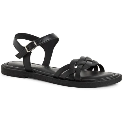 Afbeelding van Tamaris Sandalen, Dames, Maat: 38, Black uni Schoenen