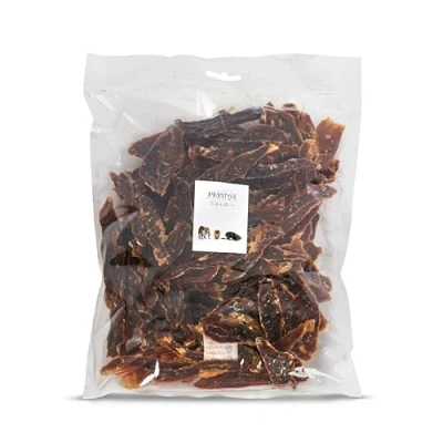 Afbeelding van Petstyleliving Eendfilets Voordeelzak 1kg Hersluitbaar Hondensnacks
