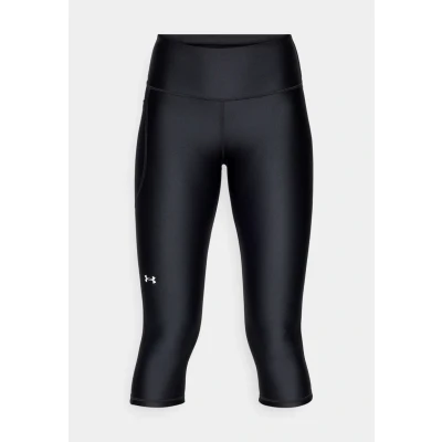 Afbeelding van Under Armour HI Capri 3/4 sportbroek, Dames, Maat: XS, Black