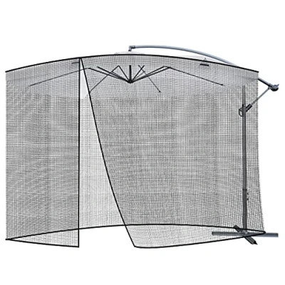 Afbeelding van Malatec Muskietennet Voor Tuinparasol 3,5M Zwart