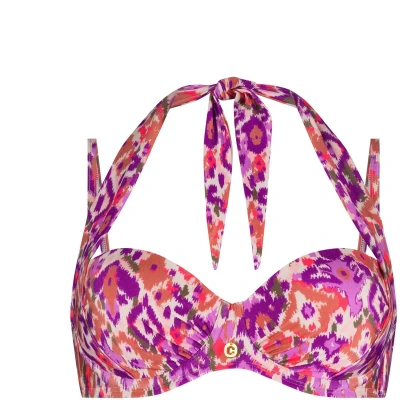 Afbeelding van ten Cate Beach Bikinitop Summer Ikat Gradient Paars/dessin 38D