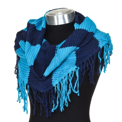 Afbeelding van Lifestyle Strickbandana mit Fransen auf der Innenseite 66300 Unisex