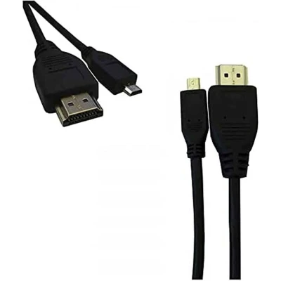 Afbeelding van Kabel HDMI naar Micro EDM Zwart 1 m