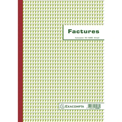 Afbeelding van Exacompta Facturen, Ft 29,7 X 21 Cm, Tripli, Franstalig Factuurboeken