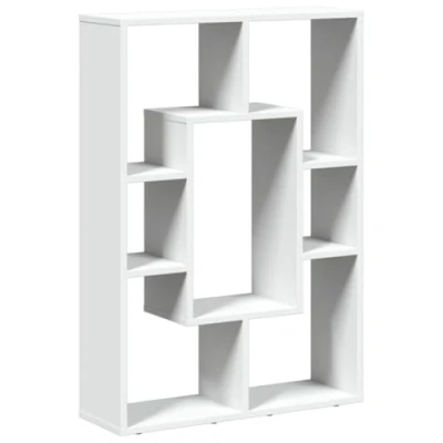 Afbeelding van Boekenkast 63x20x90 cm bewerkt hout wit