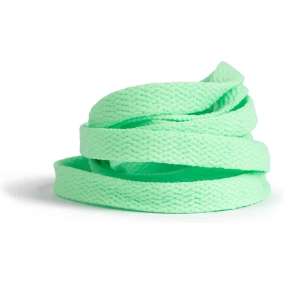 Afbeelding van GBG Sneaker Veters 180CM Mint Groen Green Spring Licht Schoenveters Laces Platte Veter