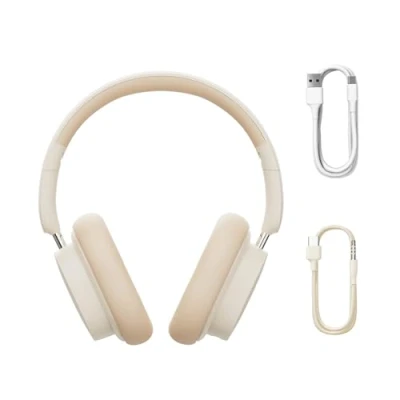 Afbeelding van Baseus Bowie D05 Draadloze Koptelefoon Beige