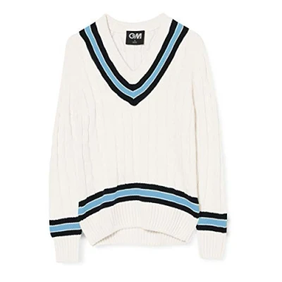 Afbeelding van GUNN &amp; MOORE Cricket Trui, Marineblauw/Hemelsblauw, M