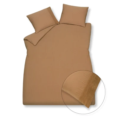 Afbeelding van Vandyck PURE 07 YD W.BAND 140x200/220 + 1x 60x70 toffee