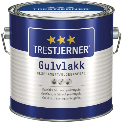 Afbeelding van Jotun Trestjerner Gulvlakk (solvent) 3 Liter Blanke Lak