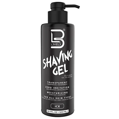 Afbeelding van LEVEL3 Transparante Shaving Gel ICE 500ml