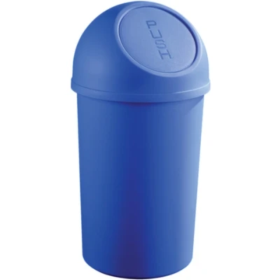 Afbeelding van Helit H2401334 push afvalcontainer &quot;the flip&quot; 45L, blauw