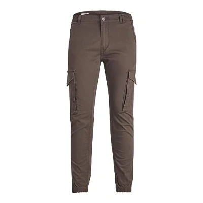 Afbeelding van Jack &amp; Jones Jpstpaul Jjflake AKM NOOS Cargobroek, Heren, Maat: 29x34, Seal brown
