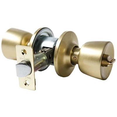 Afbeelding van Tesa Assa Abloy TULIPA 3503U0LM deurknop set messing mat functie 03