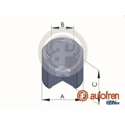 Afbeelding van Autofren Seinsa Remzadel/remklauw zuiger D025118