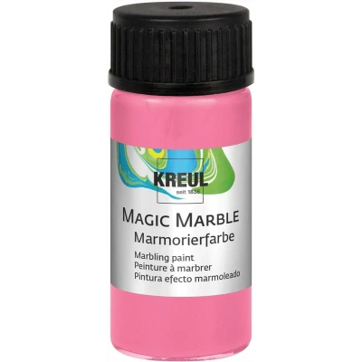 Afbeelding van KREUL Roze Magic marble Marmer effect verf 20ml voor eindeloze toepassingen zoals toepassingen, van achtergronden schilderijen tot gitaren