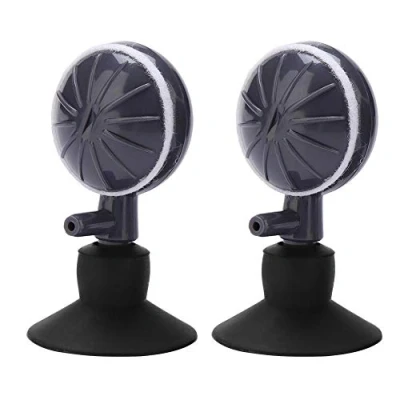 Afbeelding van 2 stks Air Stone Disc met Zuignappen Diffuser Roterende Type Verstelbare Zuurstof voor Aquarium Hydrocultuur Pomp