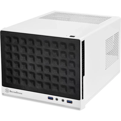 Afbeelding van Silverstone SG13 Mini Toren Zwart, Wit [SST SG13WB]