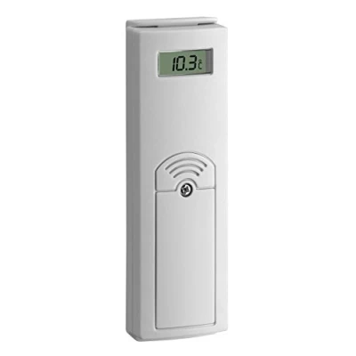Afbeelding van TFA Dostmann buitentemperatuurzender type A, 30.3120.90, met display, vervangende zender, wit, (L) 40 x (B) 28 (H) 133 mm