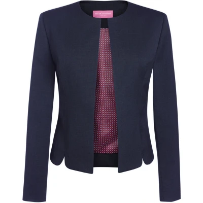 Afbeelding van Brook Taverner Jasje Vega BT2356 Navy Pin Dot 44 EU (16 UK)