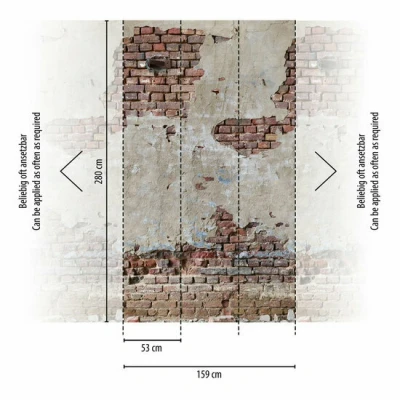 Afbeelding van AS Creation The Wall Travel Styles Beige 39235 1 392351 / Bruin