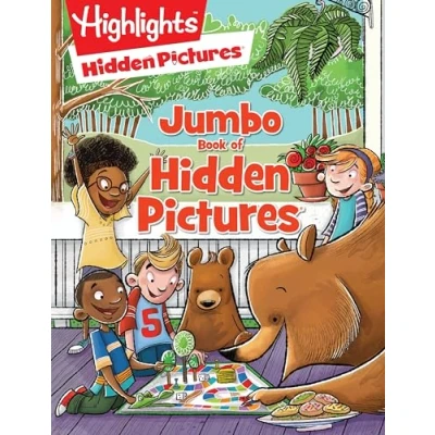 Afbeelding van Jumbo Book of Hidden Pictures: Activity Book, 200+ Seek and Find Puzzles, Classic Black White Pictures Highlights Puzzle for Kids