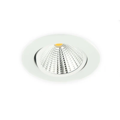Afbeelding van Inbouwspot LED 5W, Wit, Rond, Kantelbaar, Dimbaar, Neutraal Wit