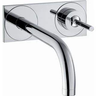 Afbeelding van AXOR Uno 2 afbouwdeel inbouwwandkraan met plaat 17.5cm