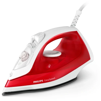 Afbeelding van Philips Gc1742/40 Easyspeed Stoomstrijkijzer Rood/Wit