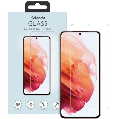 Afbeelding van Screenprotector Samsung Galaxy S21: Selencia Gehard Glas