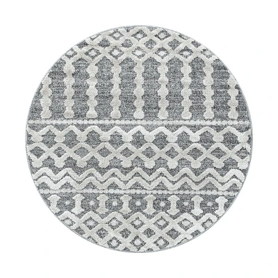 Afbeelding van Rond Vloerkleed Pisa Casa 160cm Meerkleurig 123vloerkleed.nl is de online webshop voor vloerkleden en woonaccessoires.