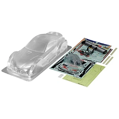 Afbeelding van TAMIYA 51678 Carrosserieset au Tom&#039;s GR Supra accessoires voor op afstand bestuurde auto, reservecarrosserie, RC modelbouw, modelbouwaccessoires