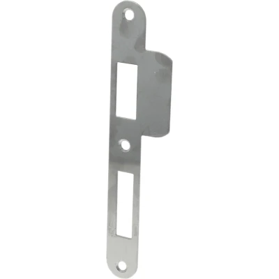 Afbeelding van Nemef Sluitplaat afgerond 196 x 25/46,5 mm RVS geborsteld passend bij artikel 4139 din links