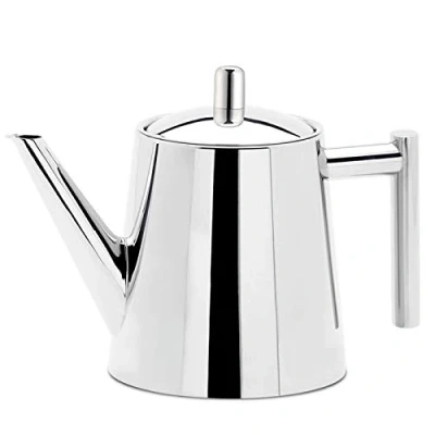 Afbeelding van Easyworkz 800ml Roestvrij Stalen Theepotten met verwijderbare Infuser Thee Maker,Zilver