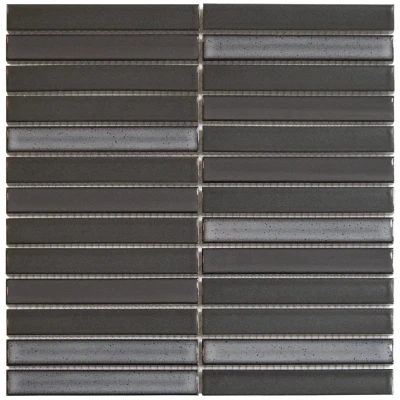 Afbeelding van The Mosaic Factory Carbon Shades mozaïek tegels 30x30cm grijs mix